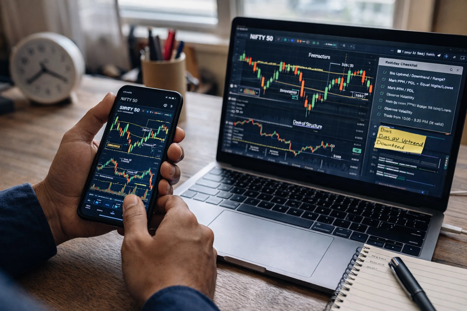 How to Analyze NIFTY 50 Market Structure Like Institutions (InvesLogic)